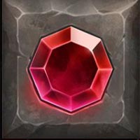 Mega Mine Nudging Ways Red Ruby Symbol