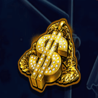 Hustling dollar symbol