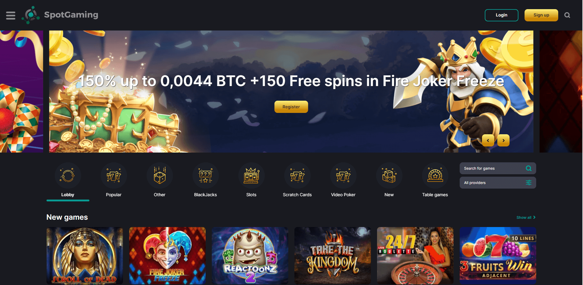 SpotGaming casino Review