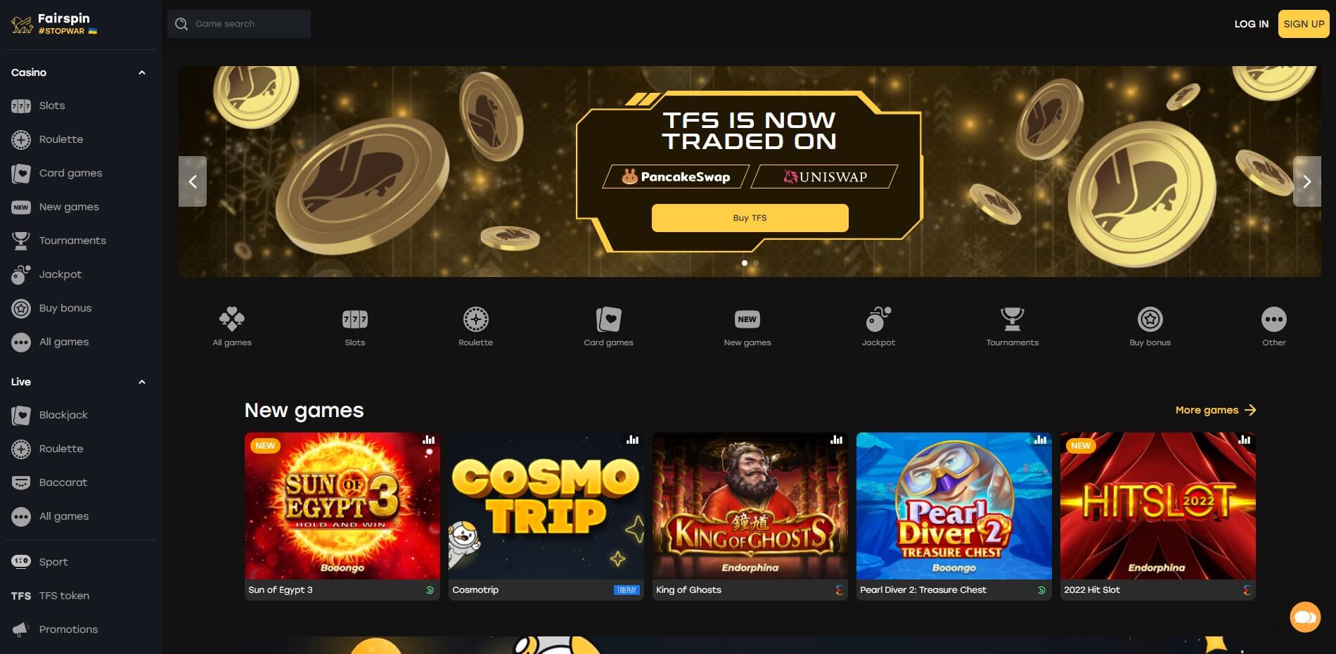 fairspin casino no deposit bonus