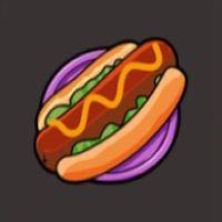 Fat Frankies hot dog symbol