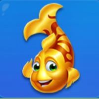 Happy Fish gold fish symbol