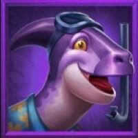 Jurasic Party purple dragon symbol