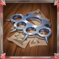 Sticky Bandits Trail of Blood brass knuckles symbol