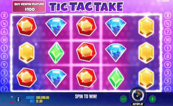 Tic Tac Take Slot to Play