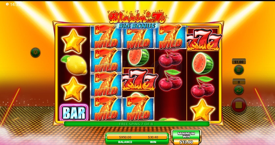 Blazing Hot 7s Big Bonus