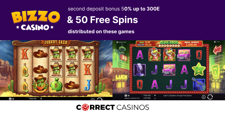 Bizzo Casino Second Deposit bonus