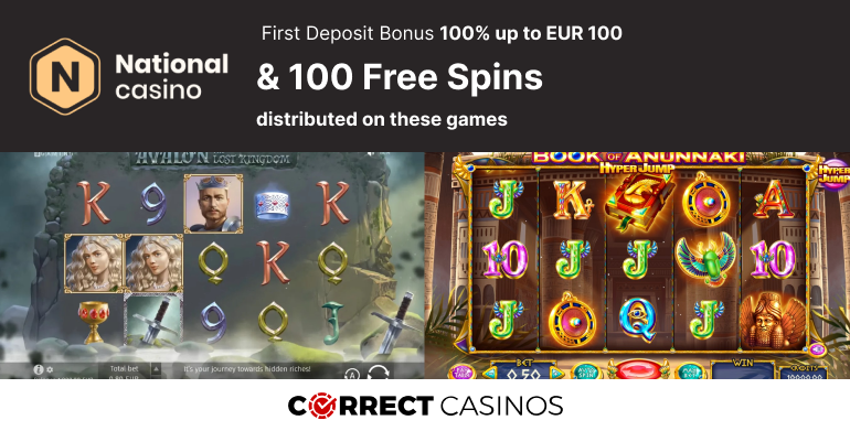 National Casino First Deposit Bonus