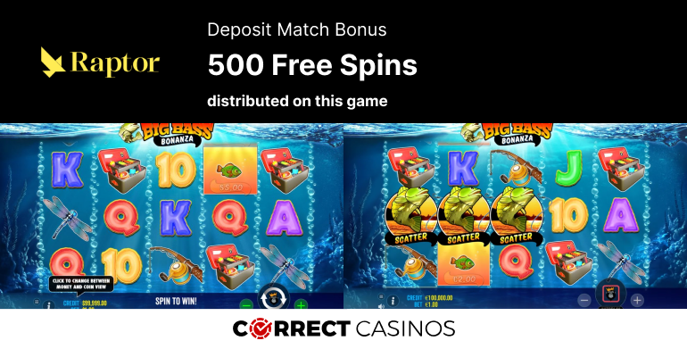 Raptor Deposit Match Bonus