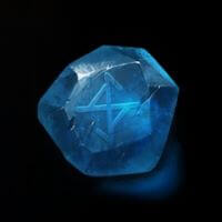 Voodoo Temple Blue Stone Symbol