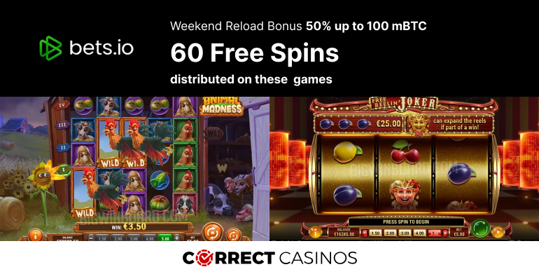 Bet.io Weekend Reload