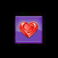 Candy Gold Heart Symbol