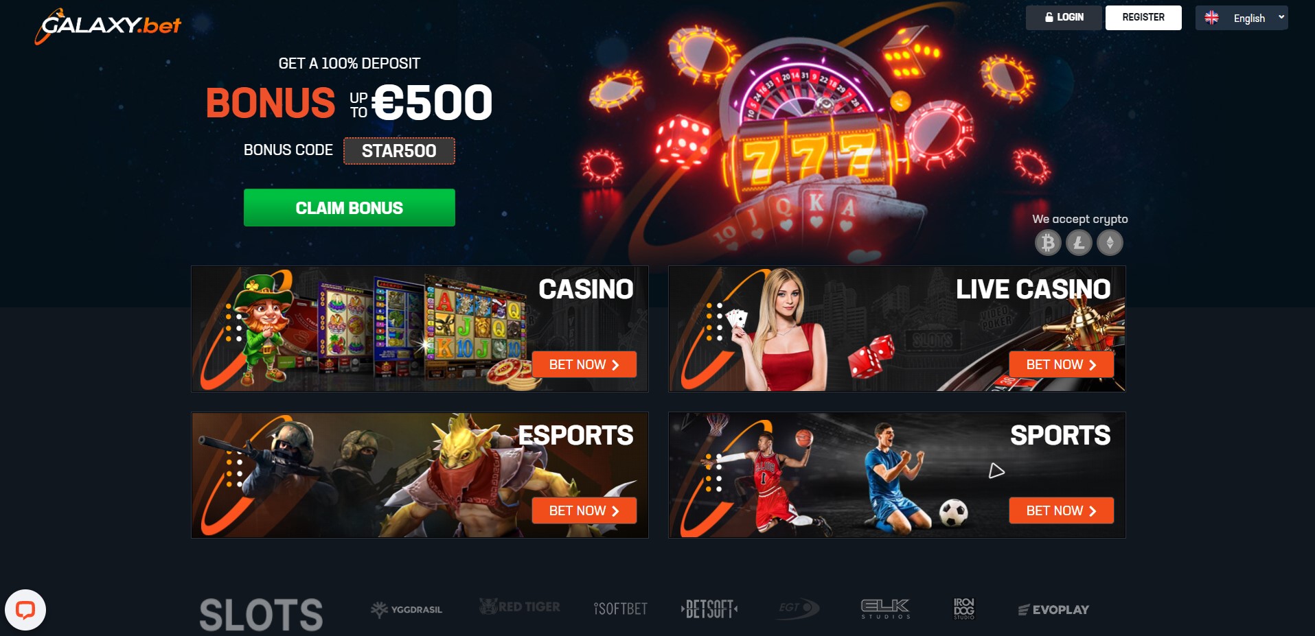 GalaxyBet Casino Review