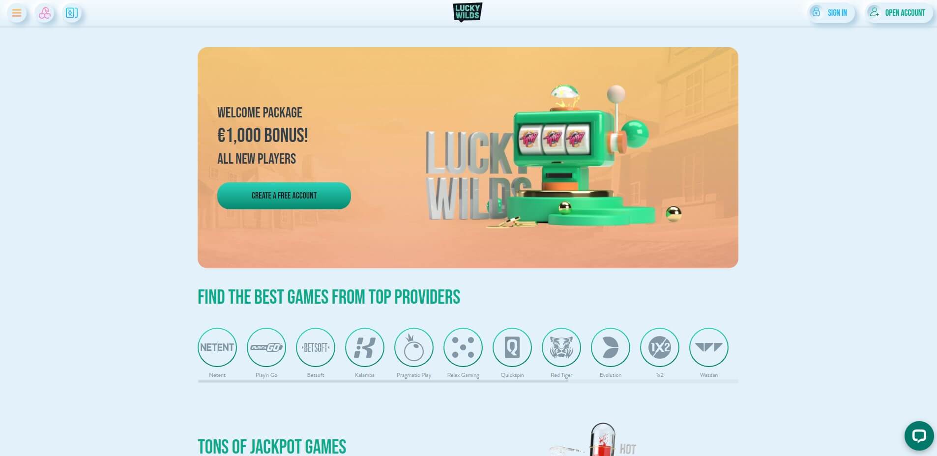 top LuckyHills Casino match-bonus werbung in Germany
