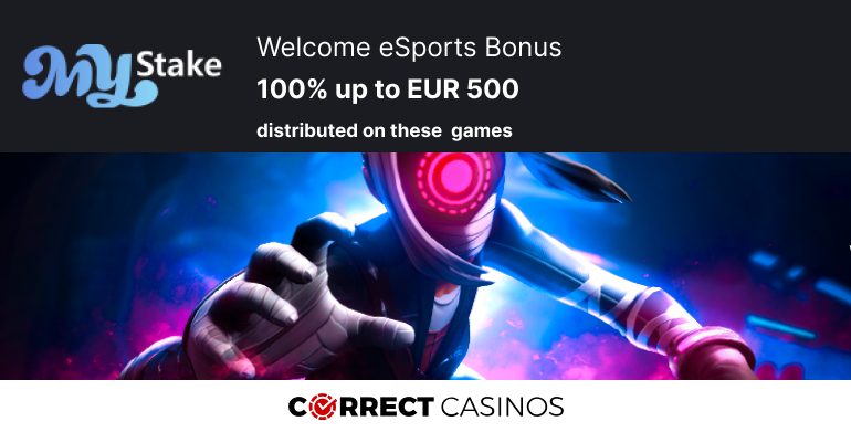 MyStake Welcome eSports Bonus