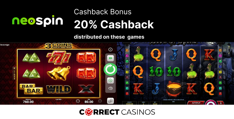 NeoSpin Cashback Bonus