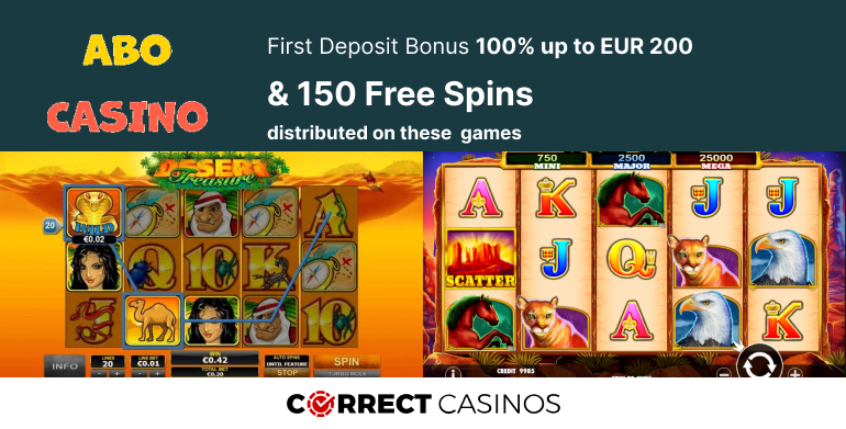 Abo Casino First Deposit Bonus