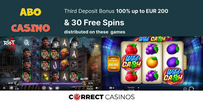 Abo Casino Third Deposit Bonus Review
