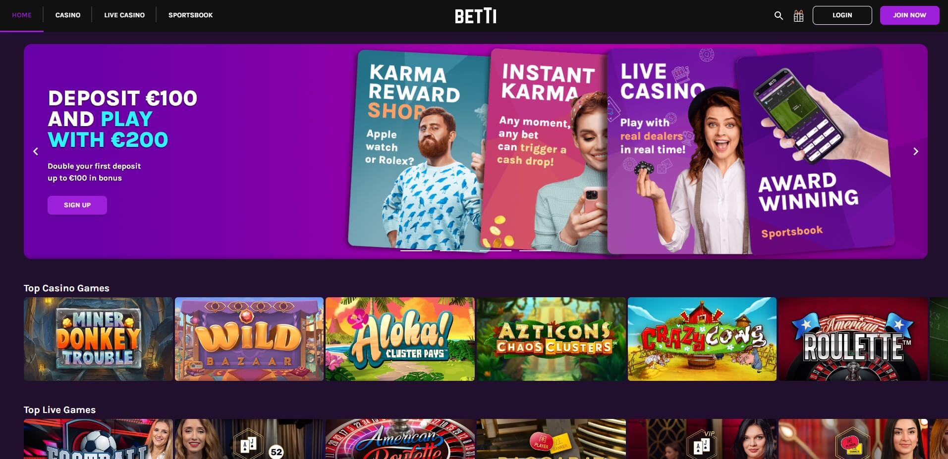 betti 1 casino