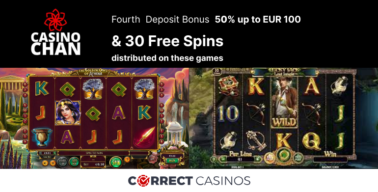 Casinochan Fourth Deposit Bonus