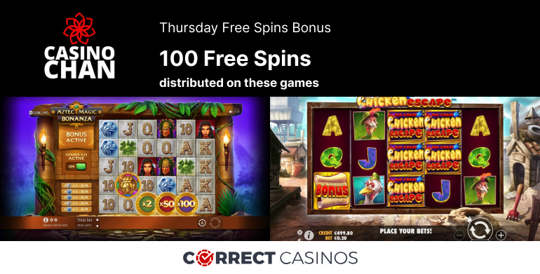Casinochan Thursday Free Spins Bonus Review