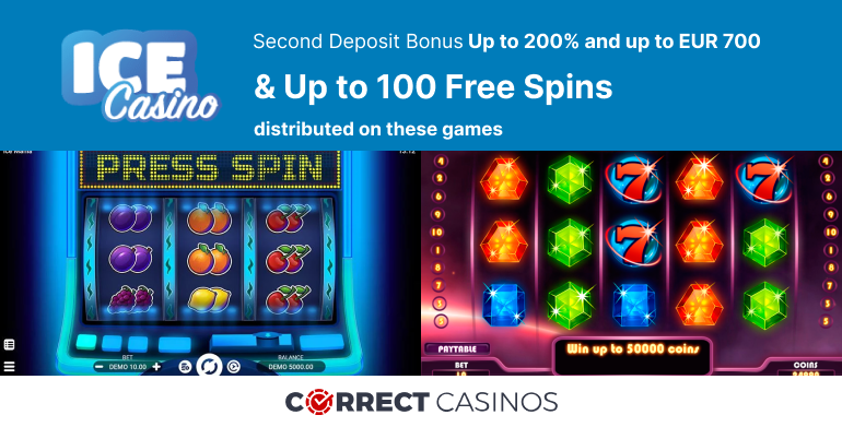 Ice Casino Second Deposit Bonus Review