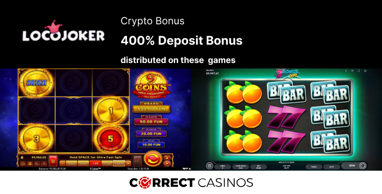 Loco Joker Casino Crypto Bonus