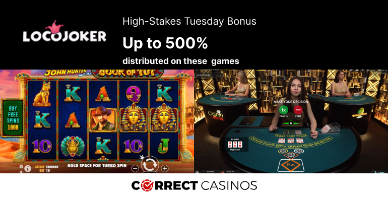 Loco Joker High-Stakes Tuesday Bonus Review