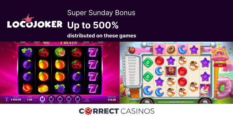 Loco Joker Super Sunday Bonus Review.