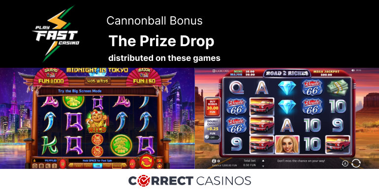 Play Fast Casino Cannonball Bonus Review