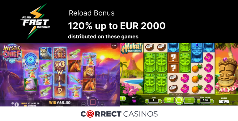 Play Fast Casino Reload Bonus Review