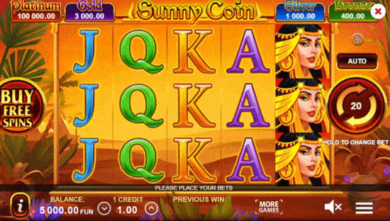 Sunny Coin Hold the Spin Slot to Play
