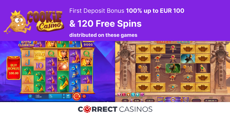 Cookie Casino First Deposit Bonus