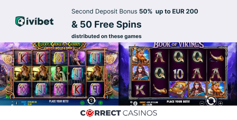Ivibet Casino Second Deposit Bonus