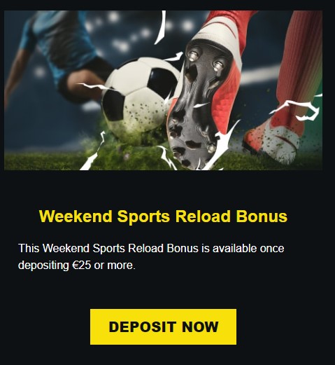 Play Fast Casino Saturday Sports Reload Bonus