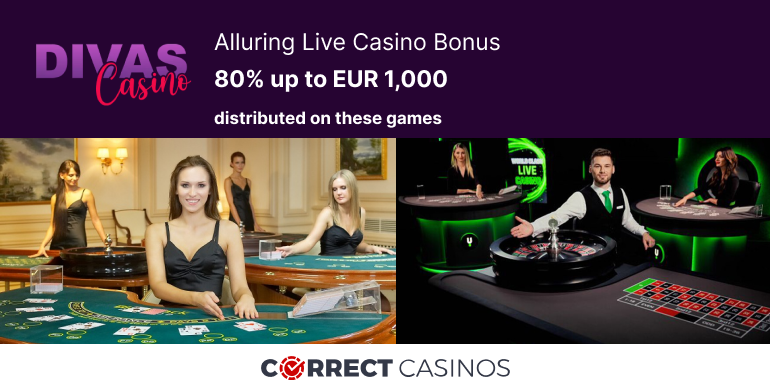 Divas Alluring Live Casino Bonus (1)
