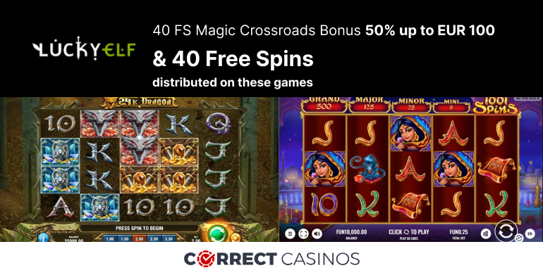 Lucky Elf 40 FS Magic Crossroads Bonus Review