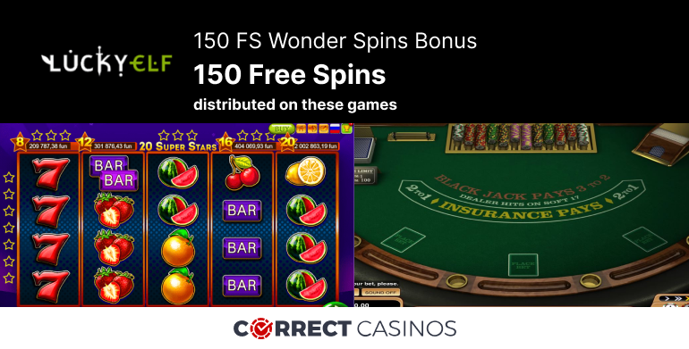 Lucky Elf Casino 150 FS Wonder Spins Bonus Review (1)