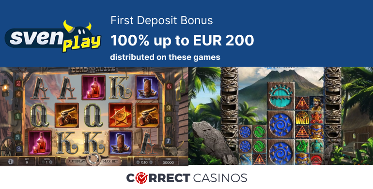 Svenplay Casino First Deposit Bonus