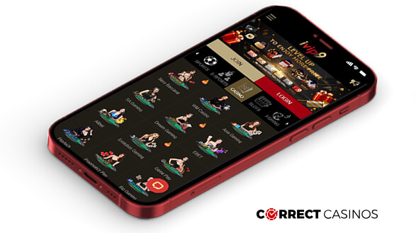 iVIP9 Casino Mobile Version
