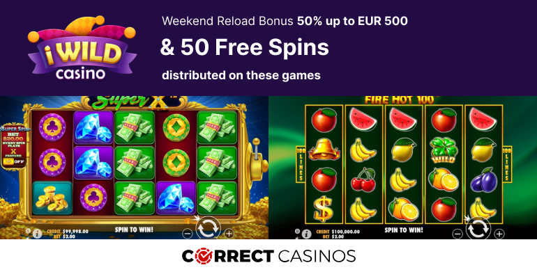 iWildCasino Weekend Reload Bonus Review
