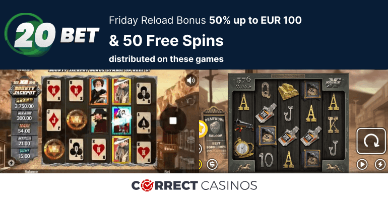 20Bet Friday Reload Bonus Review