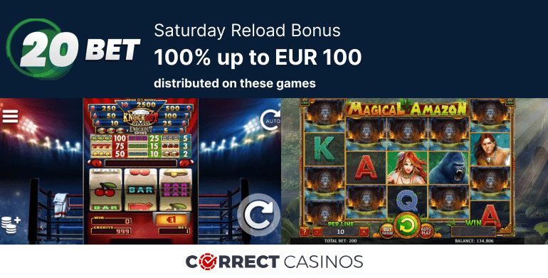 20Bet Saturday Reload Bonus Review