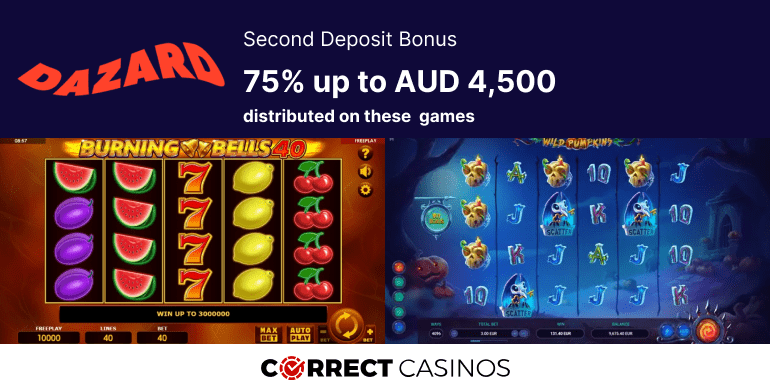 Dazard Second Deposit Bonus Review