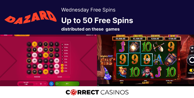 Dazard Wednesday Free Spins Review
