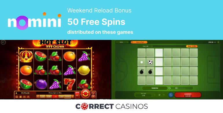Nomini Casino Weekend Reload Bonus Review