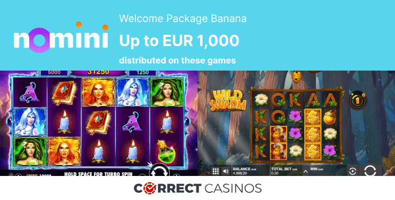 Nomini Casino Welcome Package Banana