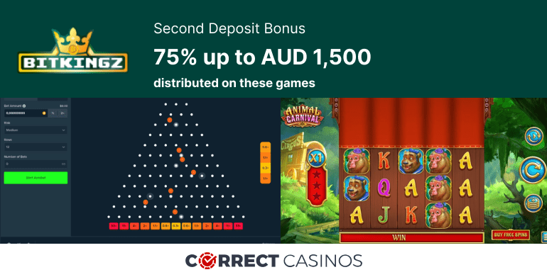 BitKingz Casino Second Deposit Bonus