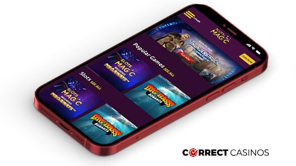 SlotsMagic Casino Mobile Version