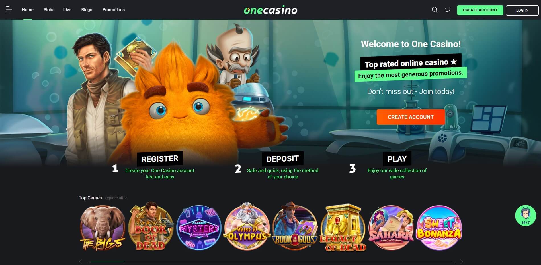 One Casino Review
